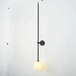 Настенный светильник LINES Ball 100 Black от ImperiumLoft