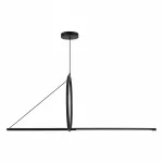 Подвесной светильник SUSPENSION CERCLE ET TRAIT – GRAPHITE SATINE L120 от ImperiumLoft