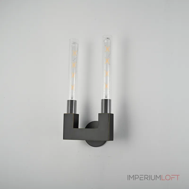 Бра CANELLE wall lamp DOUBLE Sconces Black от ImperiumLoft