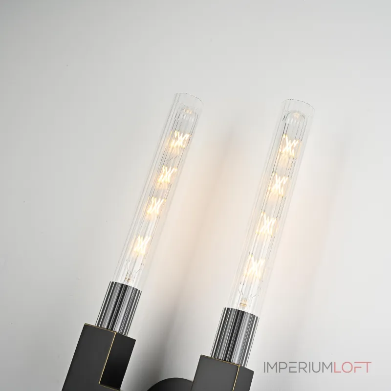 Бра CANELLE wall lamp DOUBLE Sconces Black от ImperiumLoft