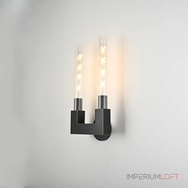 Бра CANELLE wall lamp DOUBLE Sconces Black от ImperiumLoft