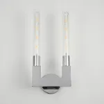 Бра CANELLE wall lamp DOUBLE Sconces Chrome от ImperiumLoft