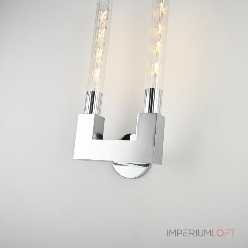 Бра CANELLE wall lamp DOUBLE Sconces Chrome от ImperiumLoft