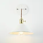 Бра с подвесным плафоном BRAID WALL White от ImperiumLoft