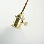 Бра с подвесным плафоном BRAID WALL White от ImperiumLoft