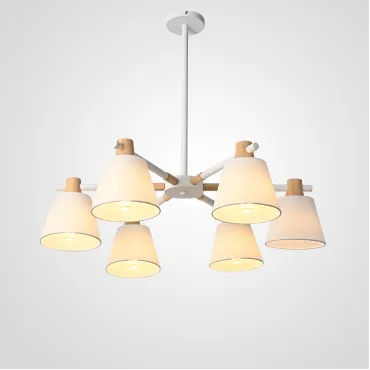 Люстра на штанге NATURA A WHITE 6 Люстра на штанге NATURA A WHITE 6