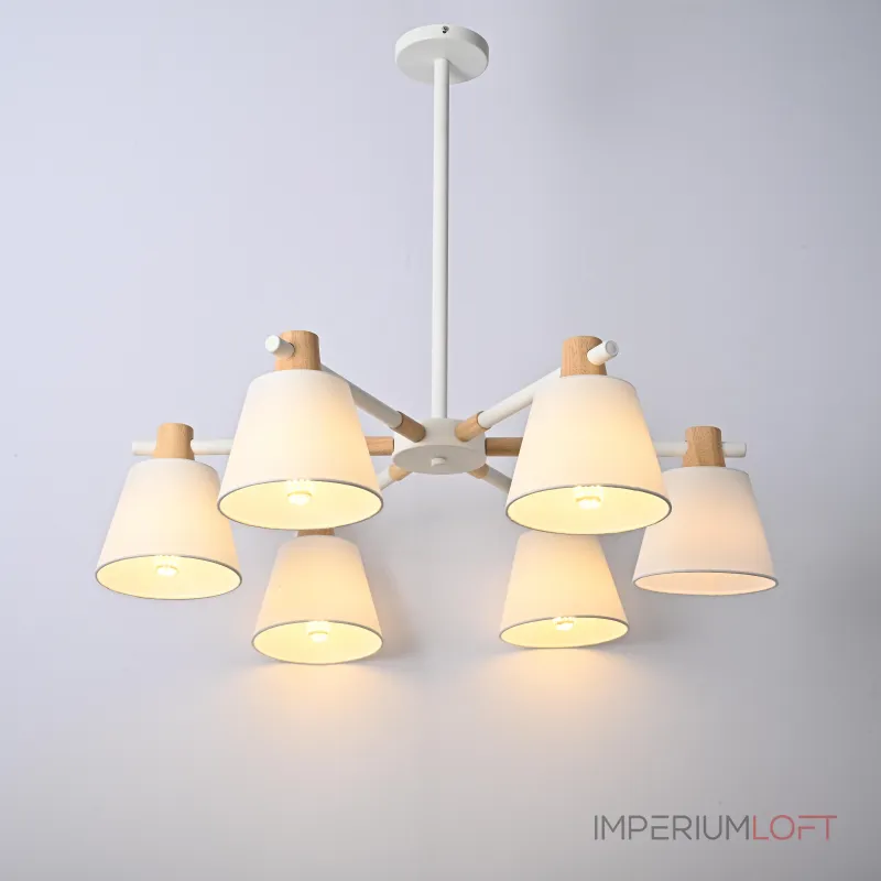 Люстра на штанге NATURA A WHITE 6