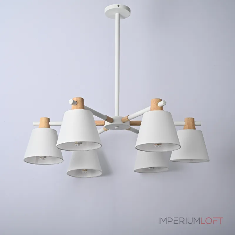 Люстра на штанге NATURA A WHITE 6