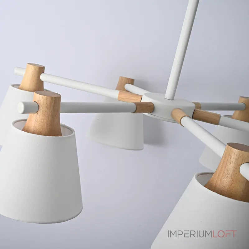 Люстра на штанге NATURA A WHITE 6