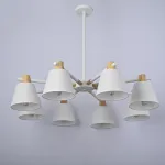 Люстра на штанге NATURA A WHITE 8