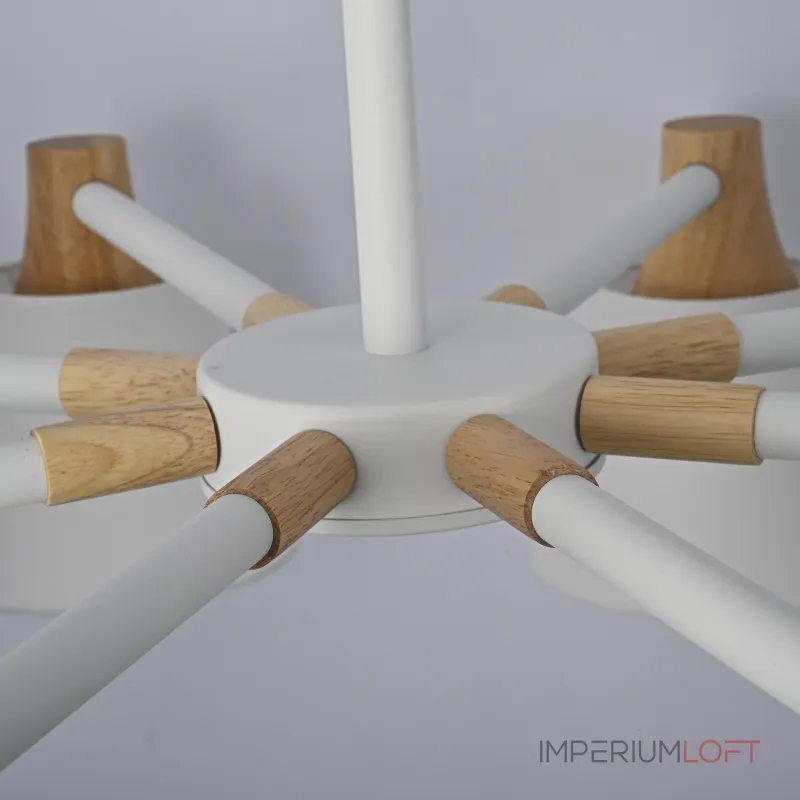 Люстра на штанге NATURA A WHITE 8