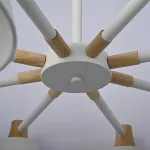 Люстра на штанге NATURA A WHITE 8