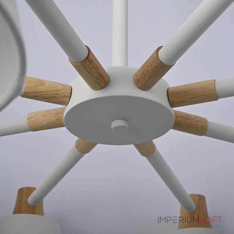 Люстра на штанге NATURA A WHITE 8