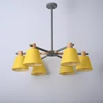 Люстра на штанге NATURA A YELLOW 6