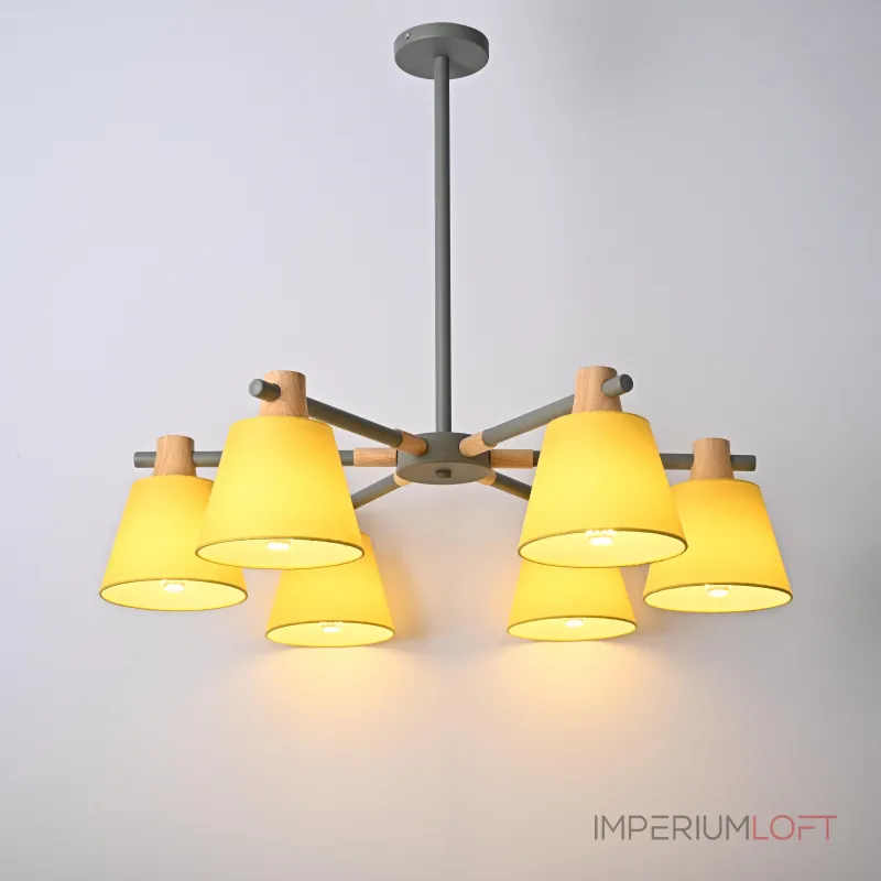 Люстра на штанге NATURA A YELLOW 6