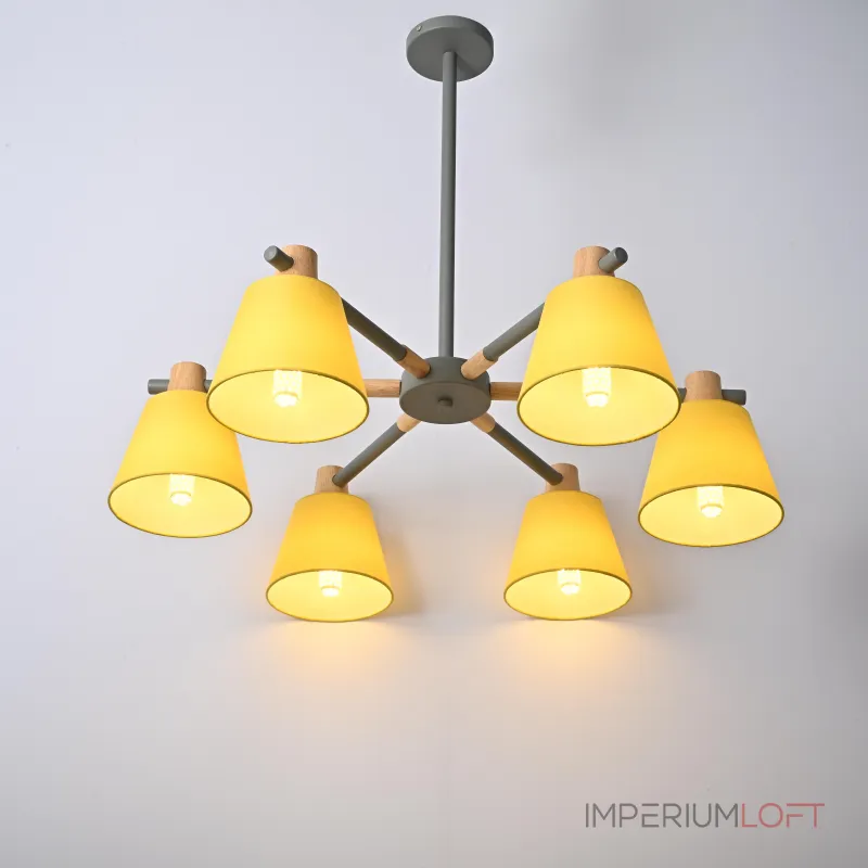 Люстра на штанге NATURA A YELLOW 6