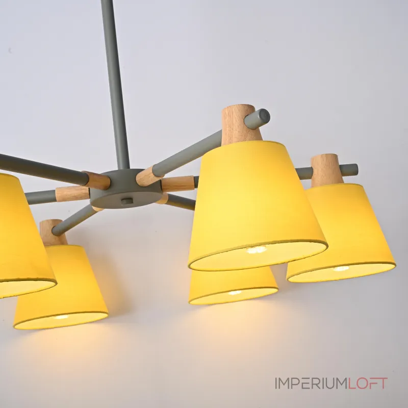 Люстра на штанге NATURA A YELLOW 6