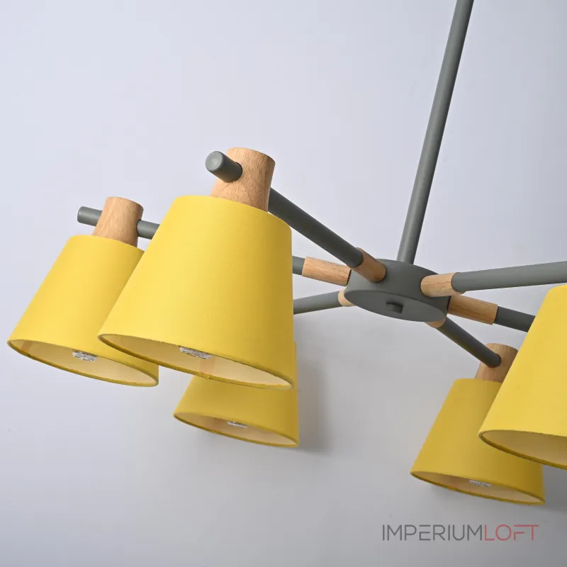 Люстра на штанге NATURA A YELLOW 6