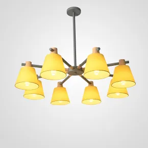 Люстра на штанге NATURA A YELLOW 8