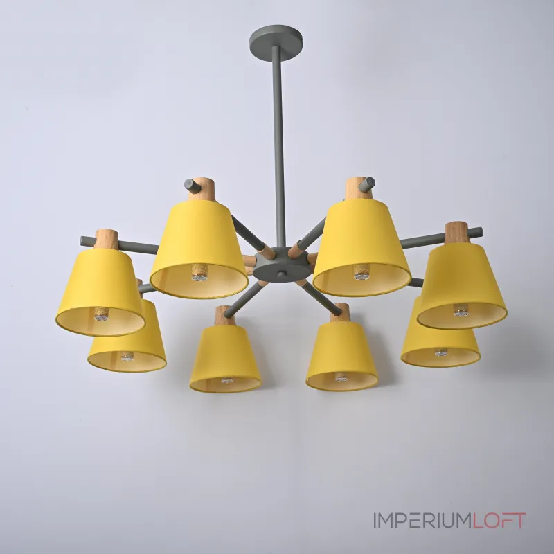 Люстра на штанге NATURA A YELLOW 8