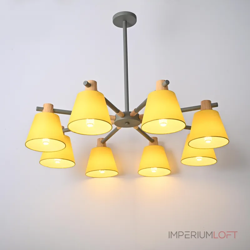 Люстра на штанге NATURA A YELLOW 8