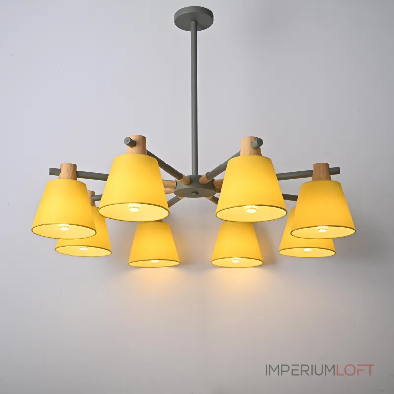 Люстра на штанге NATURA A YELLOW 8