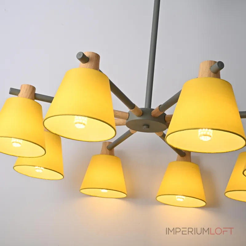 Люстра на штанге NATURA A YELLOW 8