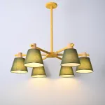 Люстра на штанге NATURA A GREEN 6