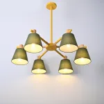 Люстра на штанге NATURA A GREEN 6