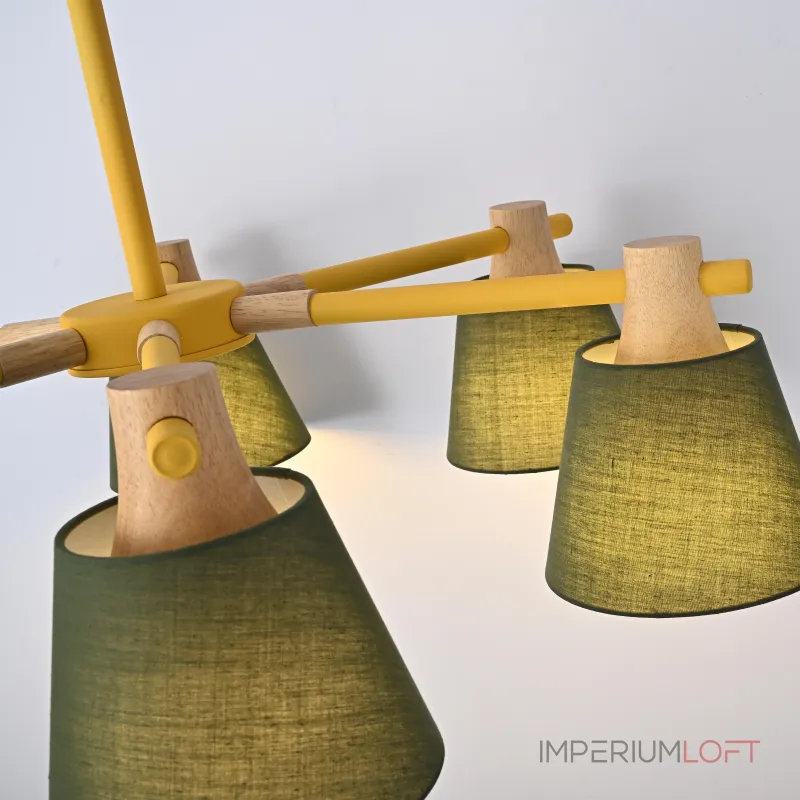 Люстра на штанге NATURA A GREEN 6 Люстра на штанге NATURA A GREEN 6