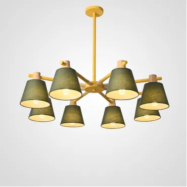 Люстра на штанге NATURA A GREEN 8 Люстра на штанге NATURA A GREEN 8