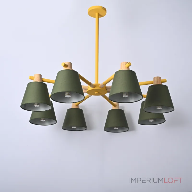 Люстра на штанге NATURA A GREEN 8 Люстра на штанге NATURA A GREEN 8