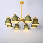 Люстра на штанге NATURA A GREEN 8