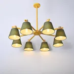 Люстра на штанге NATURA A GREEN 8