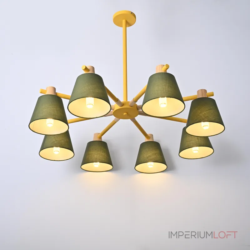 Люстра на штанге NATURA A GREEN 8 Люстра на штанге NATURA A GREEN 8