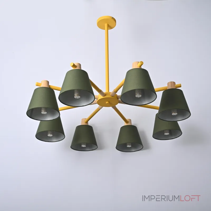 Люстра на штанге NATURA A GREEN 8 Люстра на штанге NATURA A GREEN 8