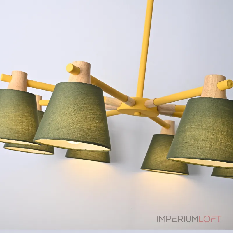 Люстра на штанге NATURA A GREEN 8 Люстра на штанге NATURA A GREEN 8