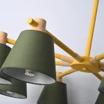 Люстра на штанге NATURA A GREEN 8