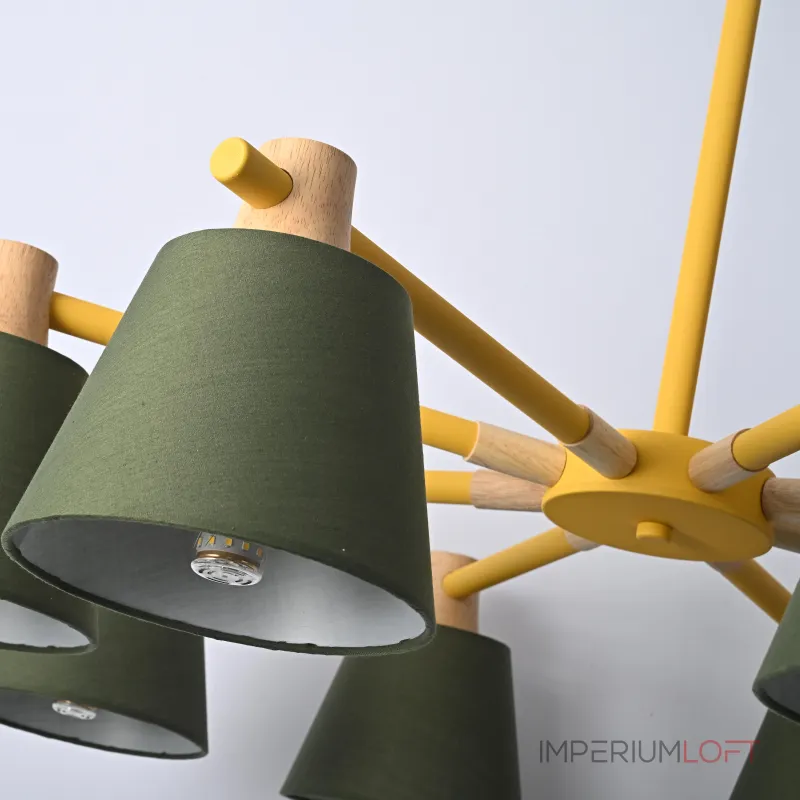 Люстра на штанге NATURA A GREEN 8 Люстра на штанге NATURA A GREEN 8