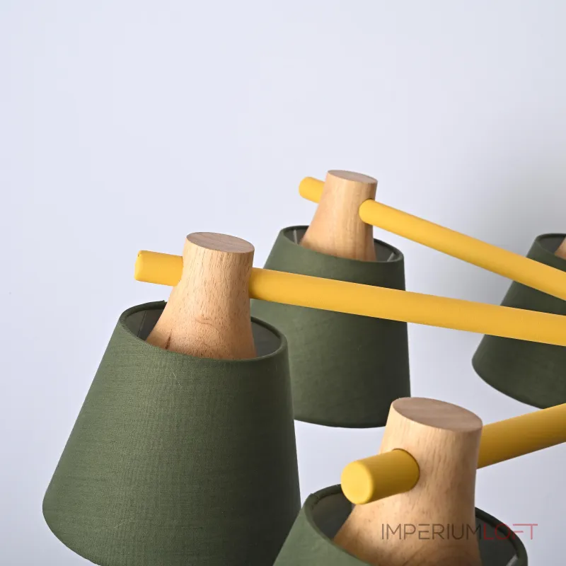 Люстра на штанге NATURA A GREEN 8 Люстра на штанге NATURA A GREEN 8