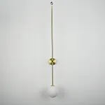 Настенный светильник LINES Ball 100 Gold от ImperiumLoft