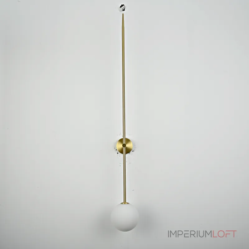 Настенный светильник LINES Ball 100 Gold от ImperiumLoft