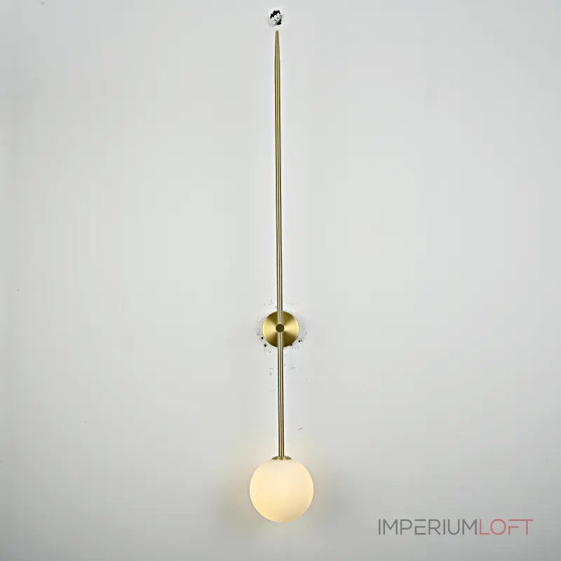 Настенный светильник LINES Ball 100 Gold от ImperiumLoft