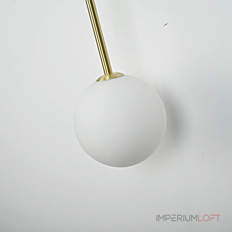 Настенный светильник LINES Ball 100 Gold от ImperiumLoft