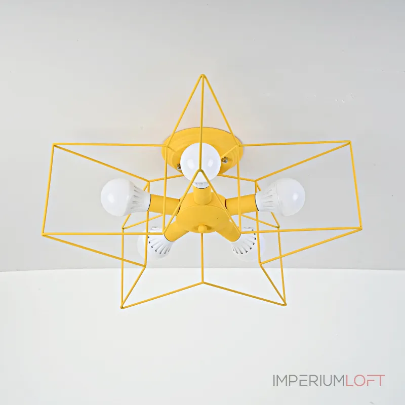 Потолочная люстра ASTERI Yellow от ImperiumLoft