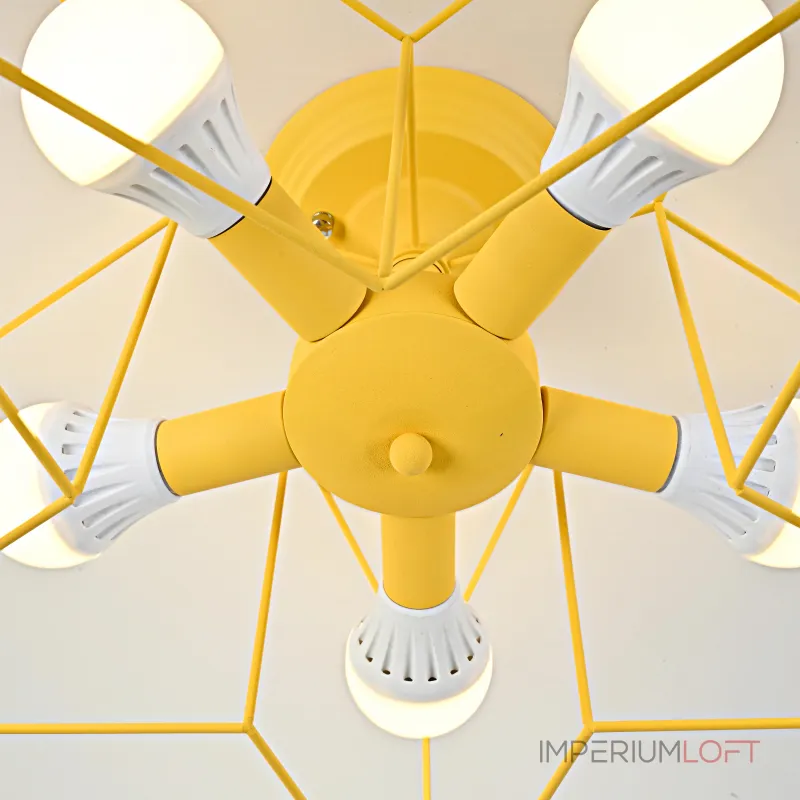 Потолочная люстра ASTERI Yellow от ImperiumLoft