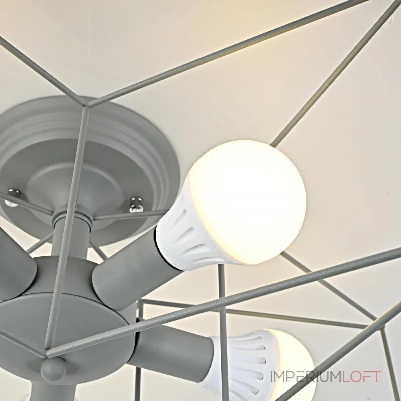 Потолочная люстра ASTERI Gray от ImperiumLoft