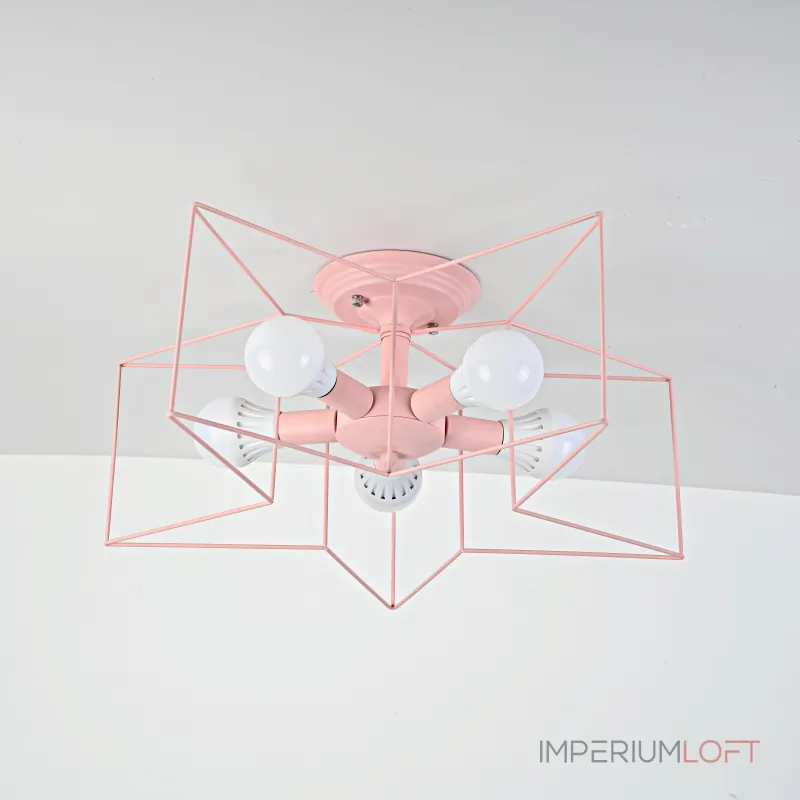 Потолочная люстра ASTERI Pink от ImperiumLoft