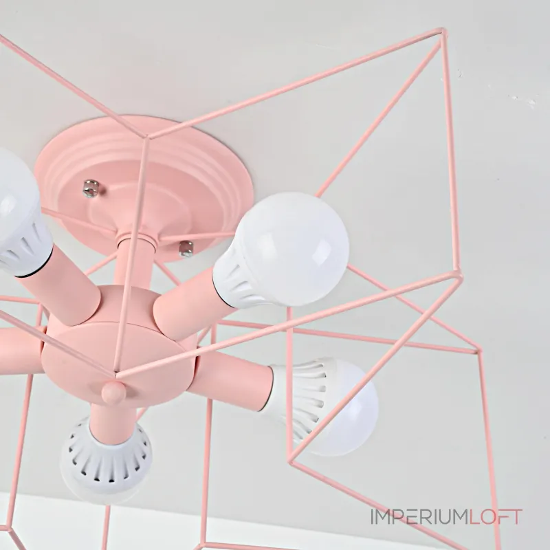 Потолочная люстра ASTERI Pink от ImperiumLoft