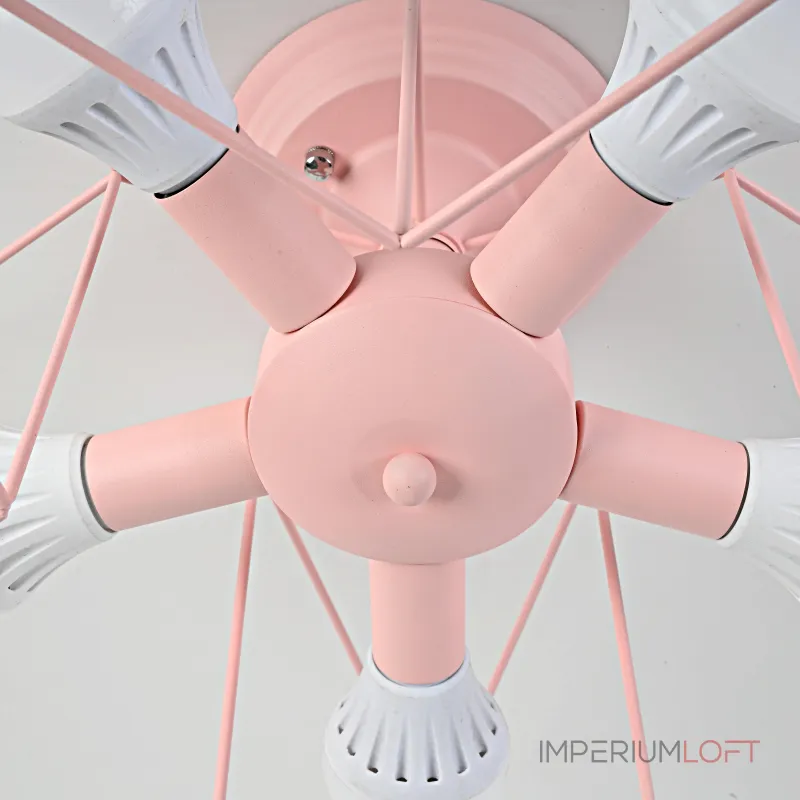 Потолочная люстра ASTERI Pink от ImperiumLoft